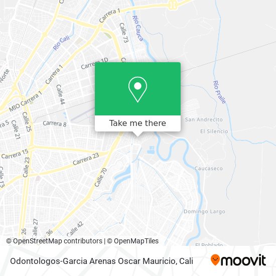 Odontologos-Garcia Arenas Oscar Mauricio map