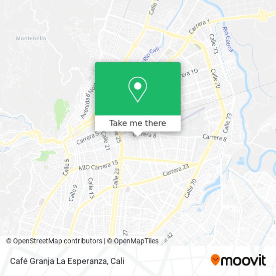 Café Granja La Esperanza map