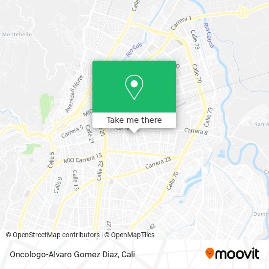 Oncologo-Alvaro Gomez Diaz map