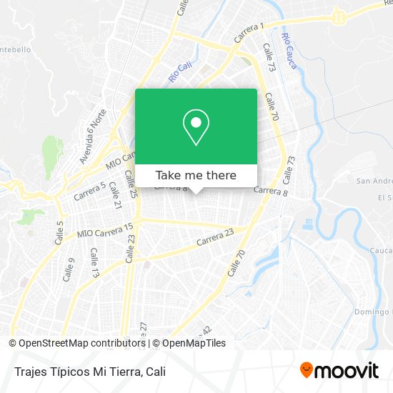 Trajes Típicos Mi Tierra map