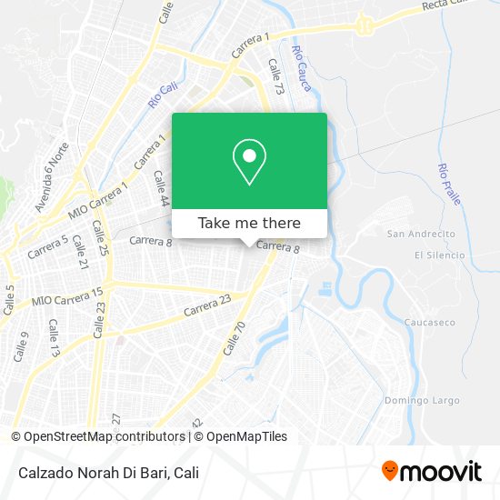 Mapa de Calzado Norah Di Bari