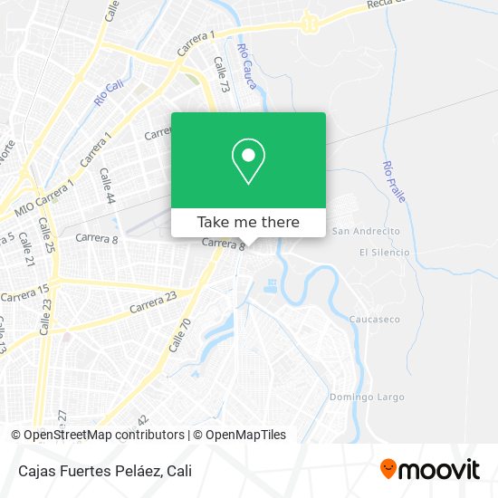 Mapa de Cajas Fuertes Peláez