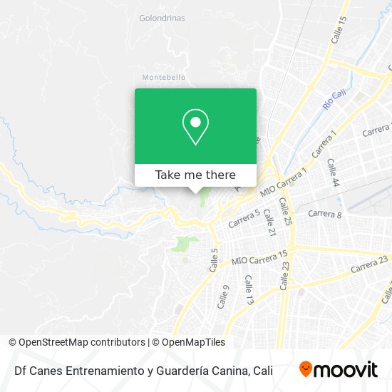 Mapa de Df Canes Entrenamiento y Guardería Canina