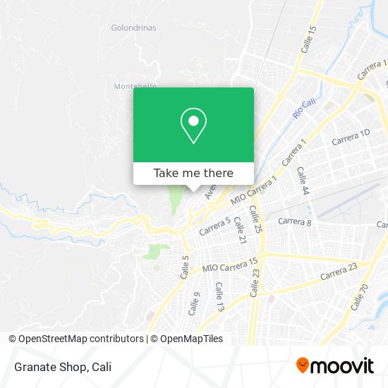 Granate Shop map