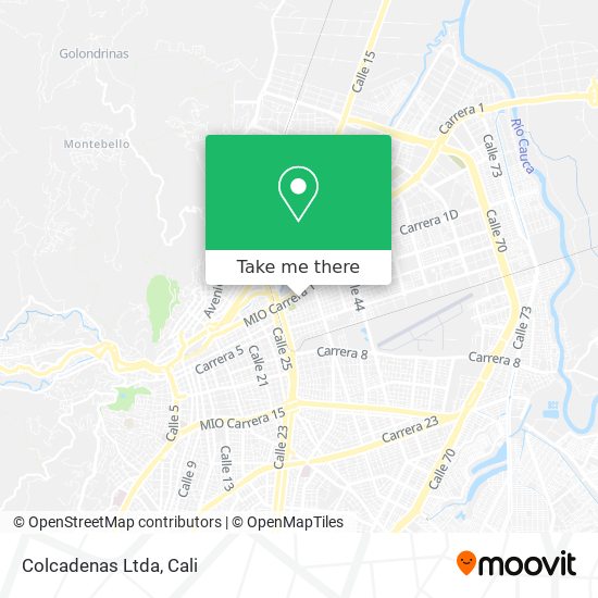 Colcadenas Ltda map