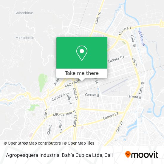 Agropesquera Industrial Bahía Cupica Ltda map
