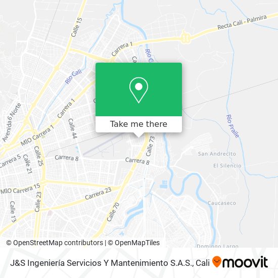 Mapa de J&S Ingeniería Servicios Y Mantenimiento S.A.S.