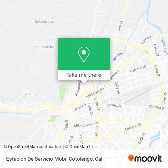 Estación De Servicio Mobil Cotolengo map