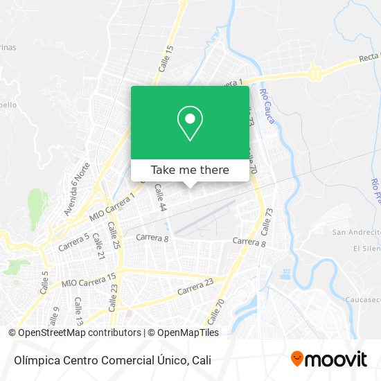 Mapa de Olímpica Centro Comercial Único