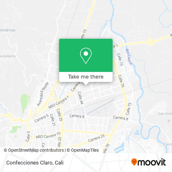 Mapa de Confecciones Claro