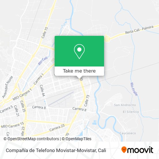 Compañía de Telefono Movistar-Movistar map