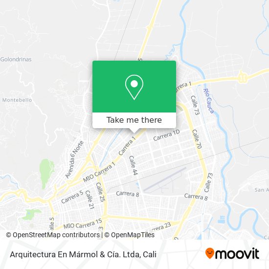Arquitectura En Mármol & Cía. Ltda map