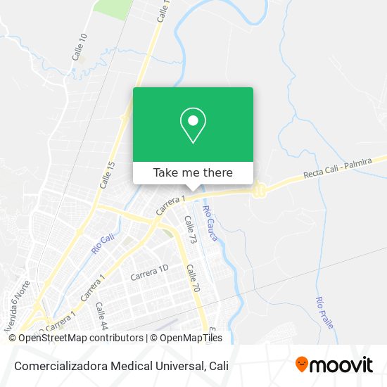 Comercializadora Medical Universal map