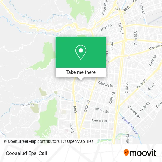 Coosalud Eps map