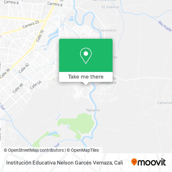 Mapa de Institución Educativa Nelson Garcés Vernaza