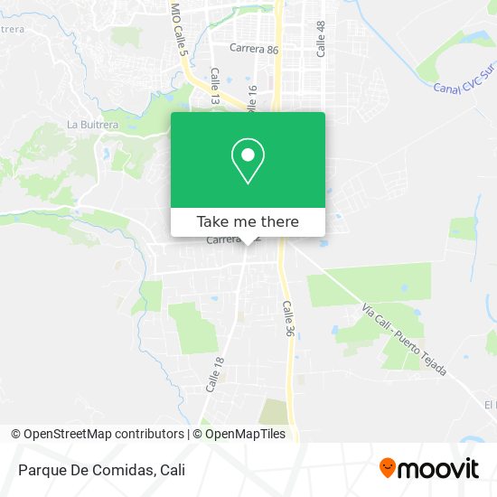 Mapa de Parque De Comidas