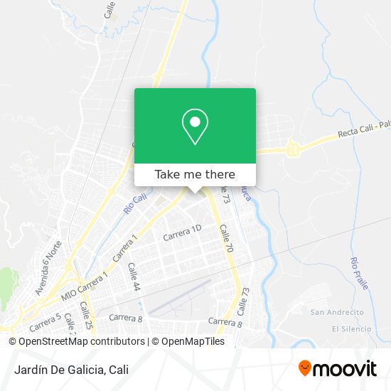 Mapa de Jardín De Galicia