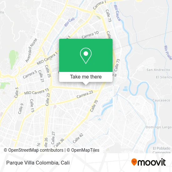 Parque Villa Colombia map
