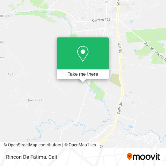 Rincon De Fatima map