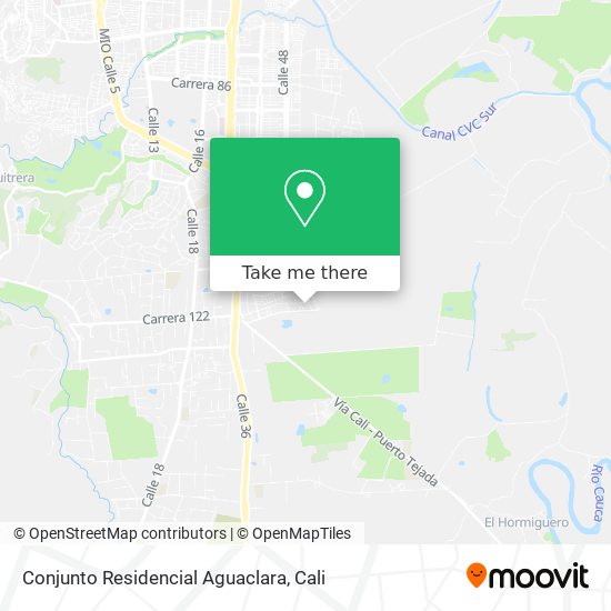 Conjunto Residencial Aguaclara map