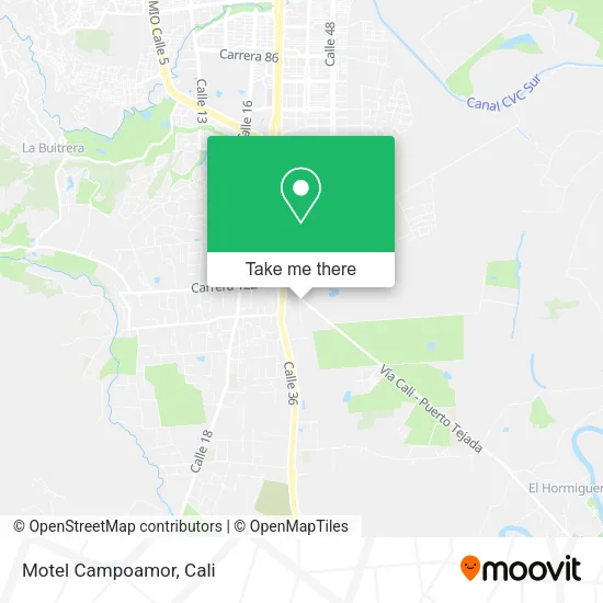 Motel Campoamor map