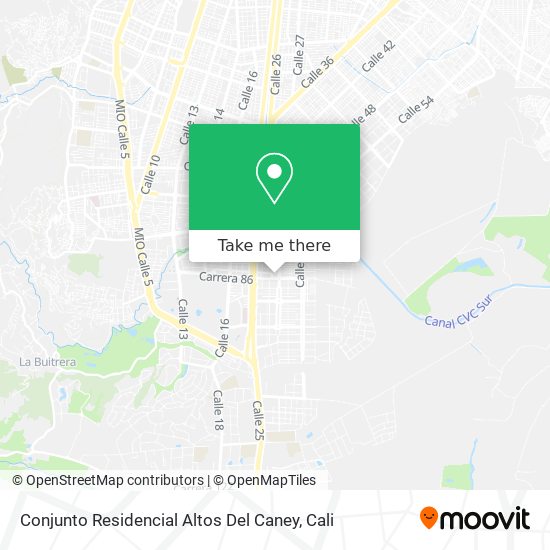 Conjunto Residencial Altos Del Caney map