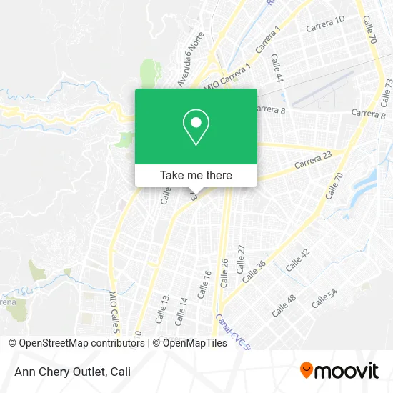 Ann Chery Outlet map