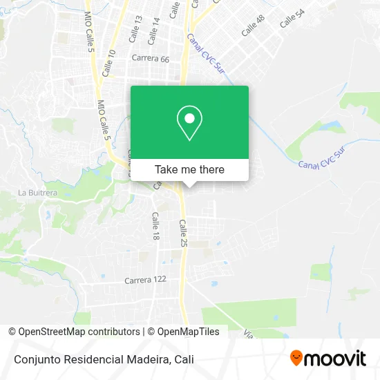 Conjunto Residencial Madeira map