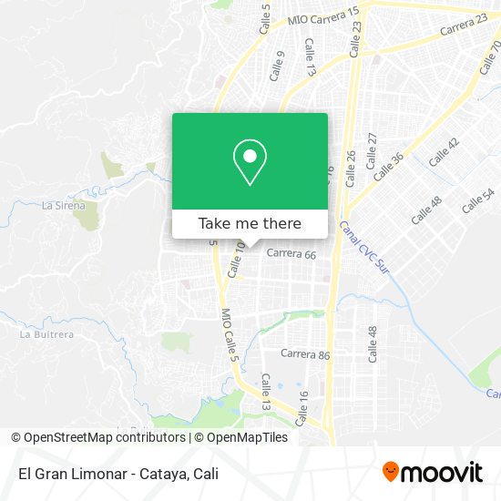 Mapa de El Gran Limonar - Cataya