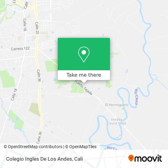 Colegio Ingles De Los Andes map