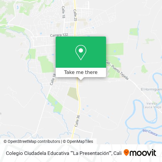 Colegio Ciudadela Educativa ""La Presentación"" map