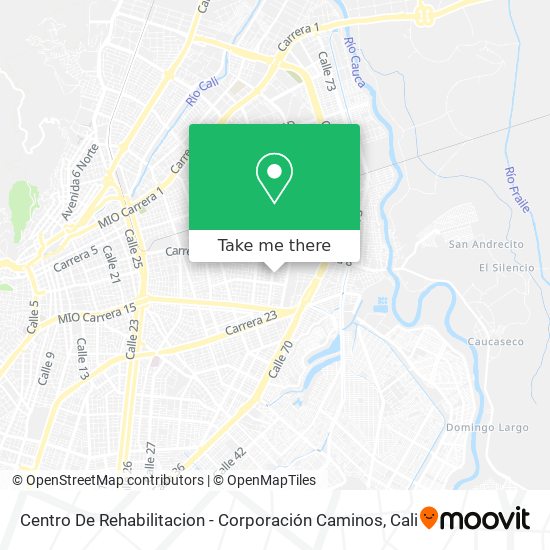 Mapa de Centro De Rehabilitacion - Corporación Caminos