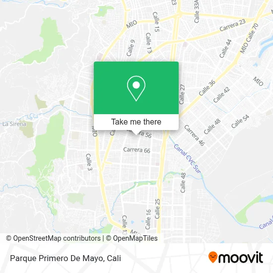 Parque Primero De Mayo map