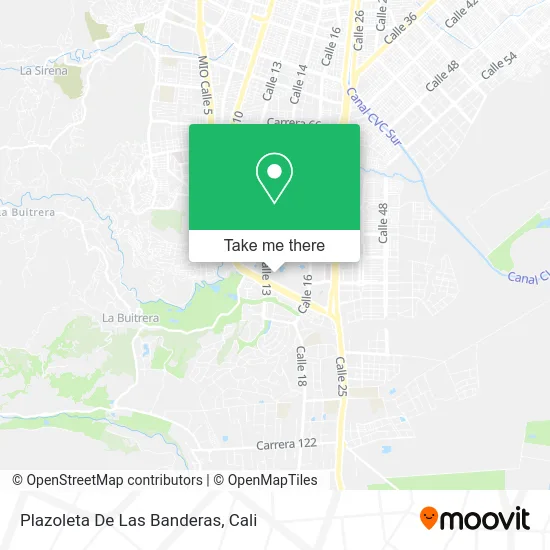 Plazoleta De Las Banderas map