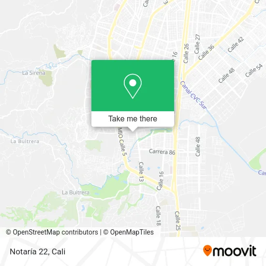 Notaría 22 map