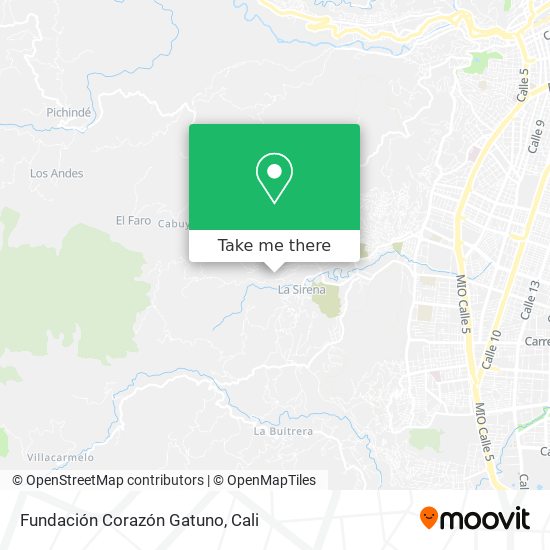 Fundación Corazón Gatuno map