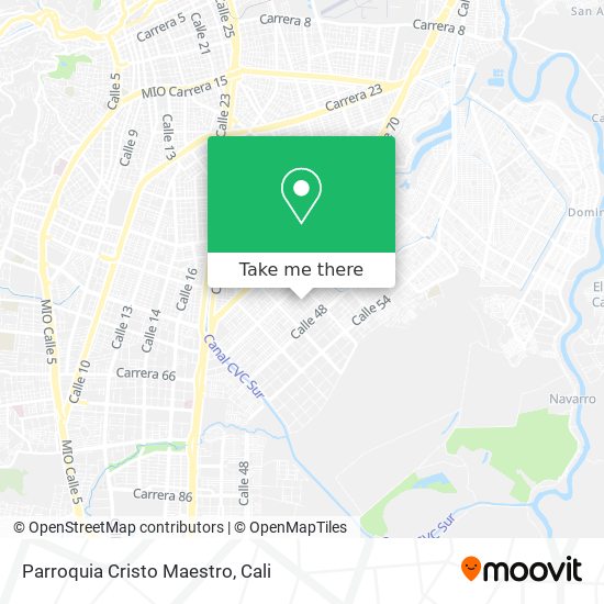Mapa de Parroquia Cristo Maestro
