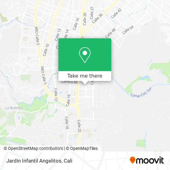 Jardín Infantil Angelitos map