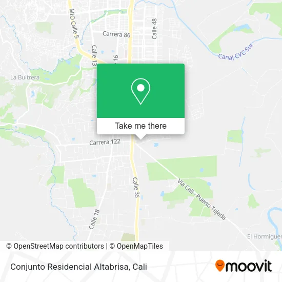 Conjunto Residencial Altabrisa map