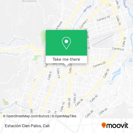 Mapa de Estación Cien Palos