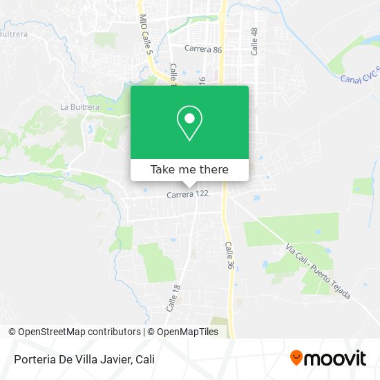 Mapa de Porteria De Villa Javier