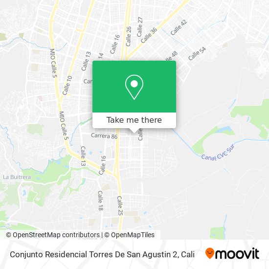 Mapa de Conjunto Residencial Torres De San Agustin 2