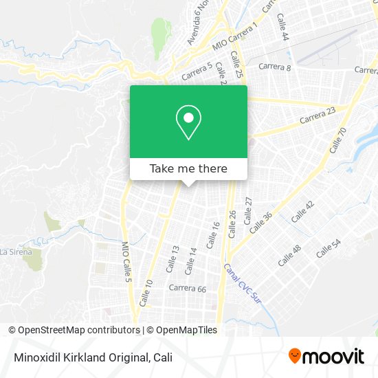 Minoxidil Kirkland Original map