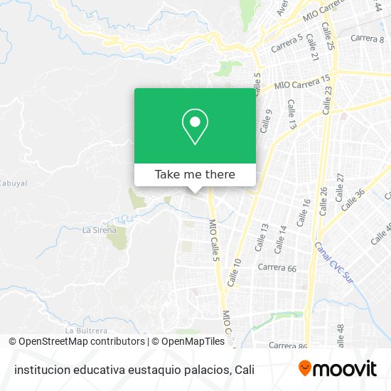 institucion educativa eustaquio palacios map