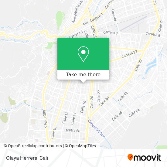 Mapa de Olaya Herrera