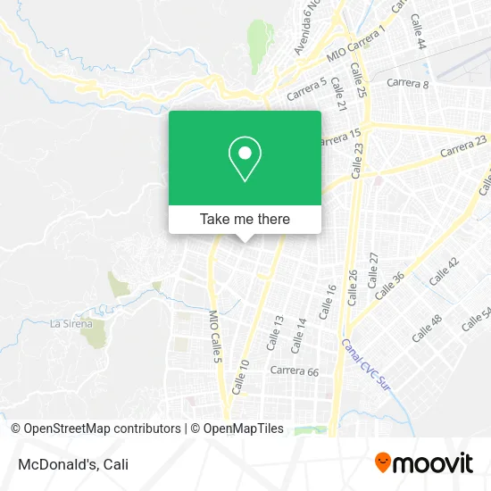 McDonald's map