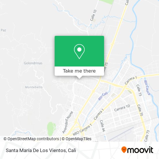 Santa María De Los Vientos map