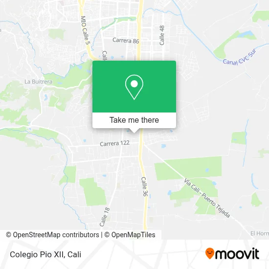 Colegio Pio XII map