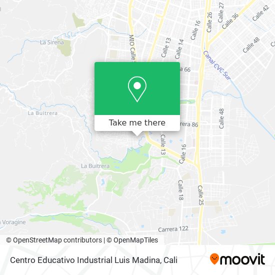 Mapa de Centro Educativo Industrial Luis Madina