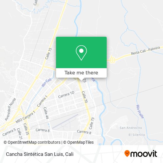 Cancha Sintética San Luis map